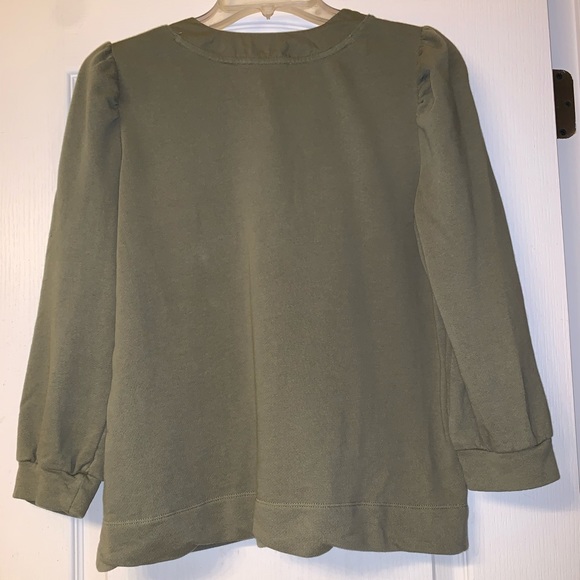 LOFT Mixed Media Top - Picture 4 of 6